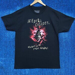 Jeepers Creepers Movie Promo Horror Graphic T-Shirt Size Large